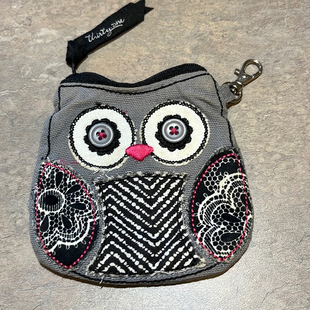 Thirty-One Owl Coin Purse